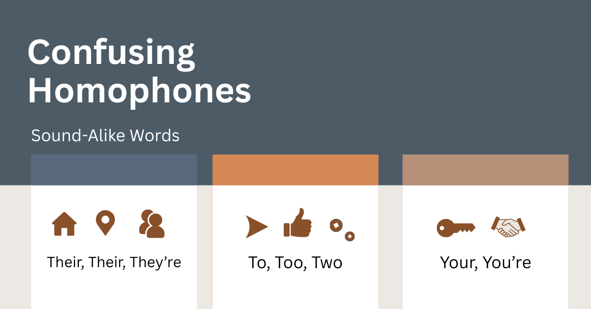 Confusing Homophones for Beginners: Sound-Alike Words