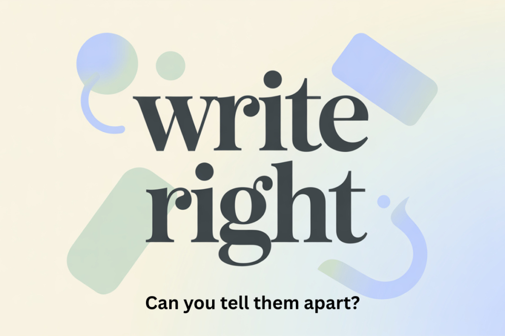 write or right words confusion in english vocabulary for beginners