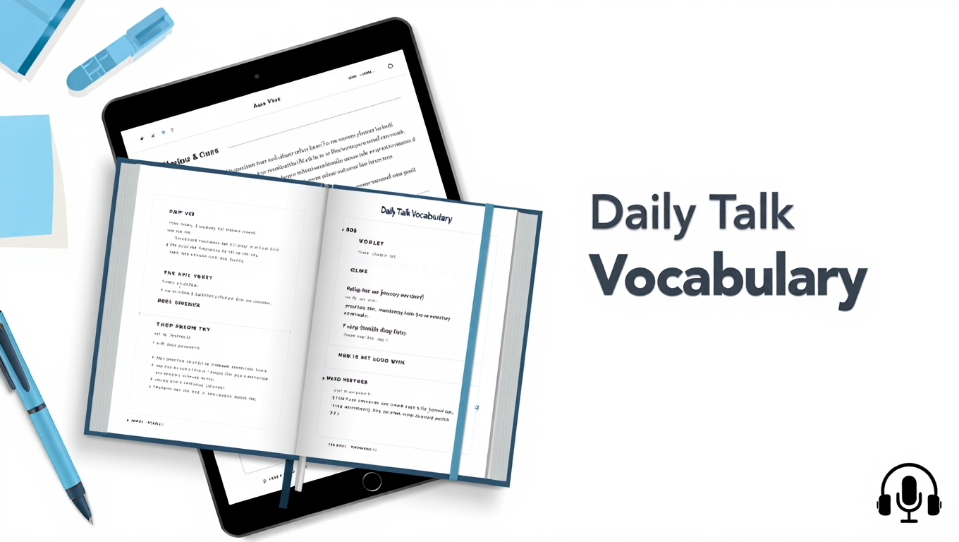 50 Daily Talk Vocabulary for Beginners