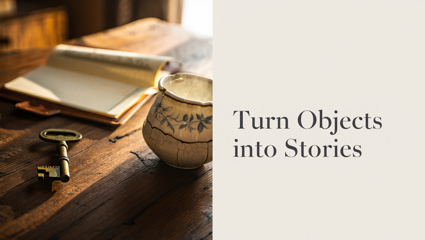 Everyday object used as a short story hack for instant inspiration