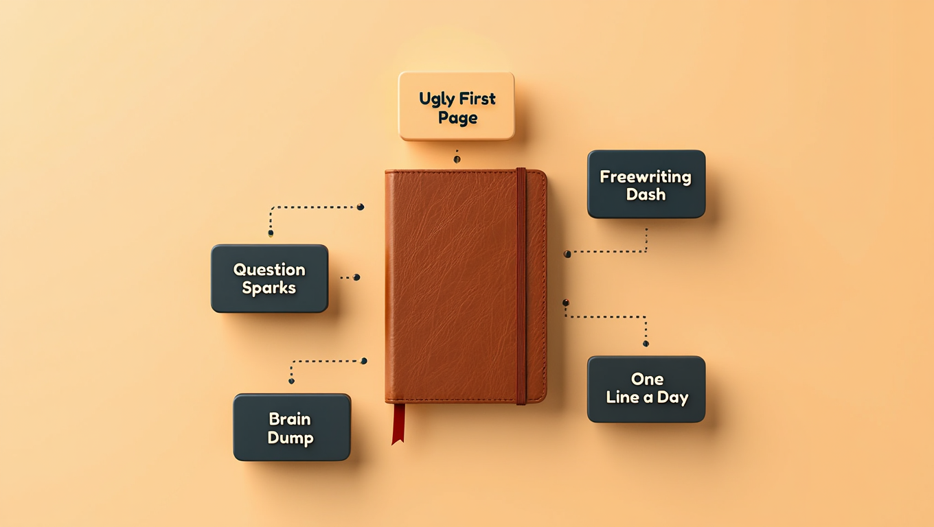 five simple ways to beat the blank page in journaling for beginners