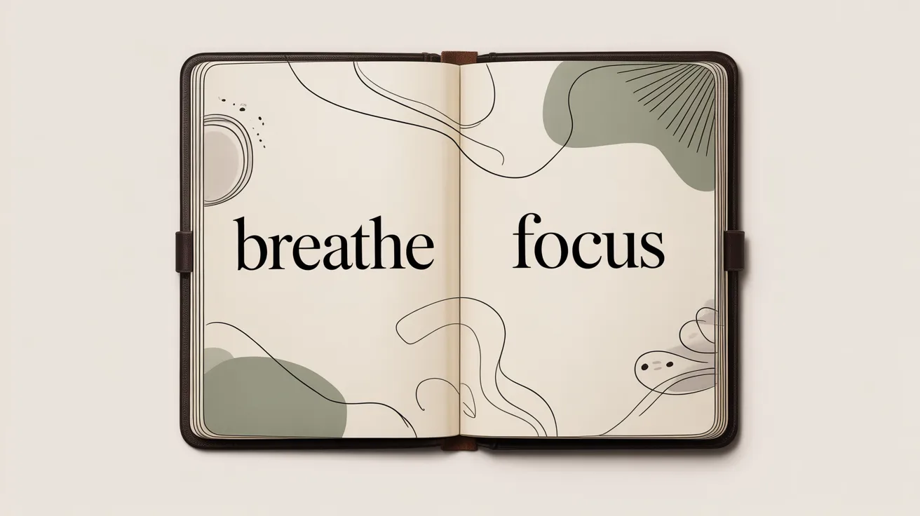 mindful doodling journaling exercise for stress relief