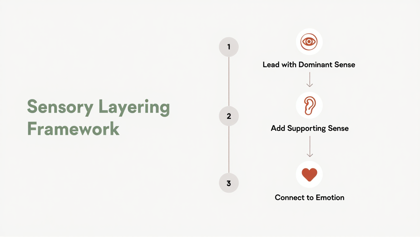 How to balance sensory words without overwriting scenes