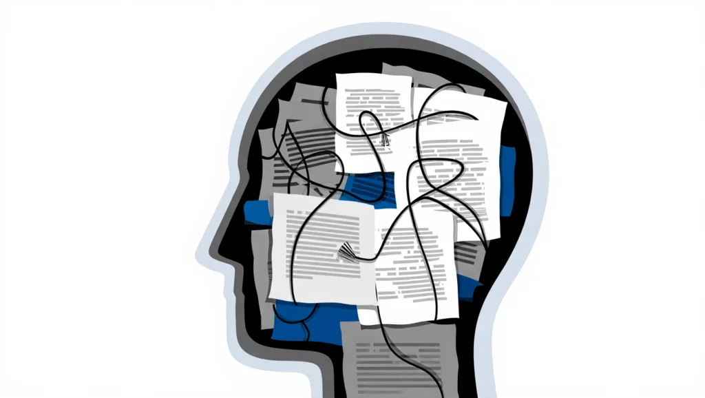 Common causes of writer’s block explained visually